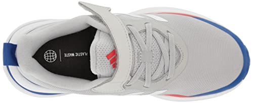 adidas Tênis de corrida unissex infantil Fortarun-2022, Cinza Two/Ftwr Branco/Team Royal Blue (Elást