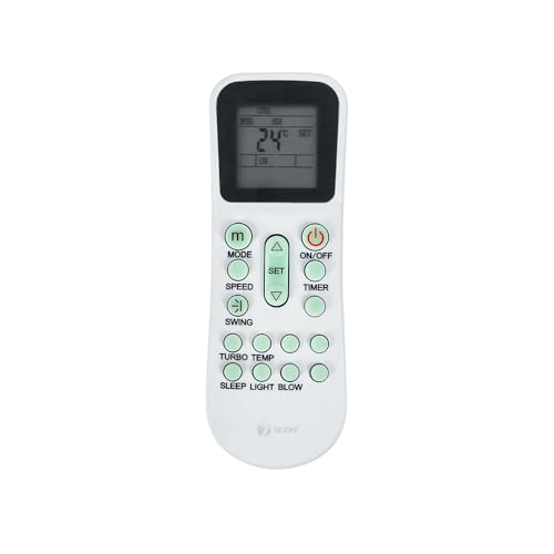 Image of 7SEVEN Compatible with Bluestar AC Remote Control YK-K011E Model 125A Fit for Split & Window 1 | 1.5 | 2 Ton Air Conditioner Remote - Match Remote Keys Exactly to Replicate Genuine Remote Function