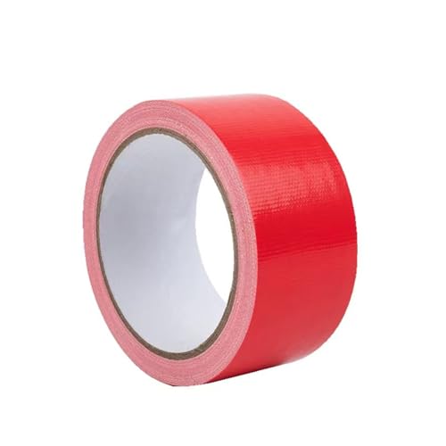 Aoktorkit Ruban de réparation de livres en tissu rouge de 10 m, ruban de reliure de 5 cm pour la réparation de livres, le renforcement, la protection et la couverture