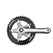 Miche Primato Advanced Track Crankset, Silver, 170mm / 49t