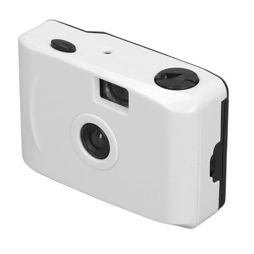Image of 35mm Reusable Film Camera with Case, Retro Vintage Camera for Snorkeling, 28MM Lens with Shutter Speed 1 /100s F /9, for Outdoor Adventures and Travel Photography (Black White)