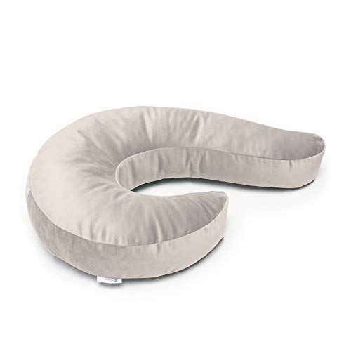 Avana Uno Adjustable Memory Foam Snuggle Pillow For Side Sleepers, Cloud/Camel #TOP1