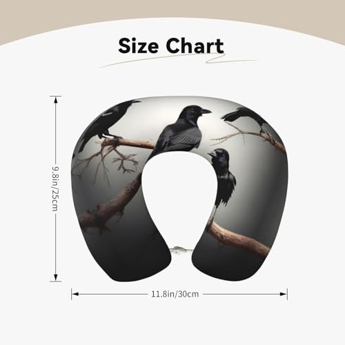 Almohada cuello en U espuma viscoelástica negra miniatura 5