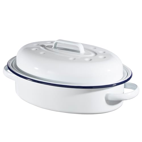 Hairy Bikers BKW1628 4L Enamelled Casserole Dish