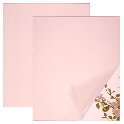 FINGERINSPIRE 2 hoja acrílico espejo oro rosa 25x20cm espejo acrílico reflectante seguridad sin cristal espesor 3mm para corte láser DIY decoración interior