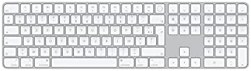 Apple Magic Keyboard with Touch ID and Numeric Keypad (for Mac computers silicon) - British English - Silver