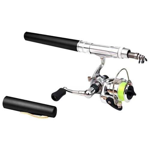 Canne à pêche miniature format stylo pour offrir aux passionnés