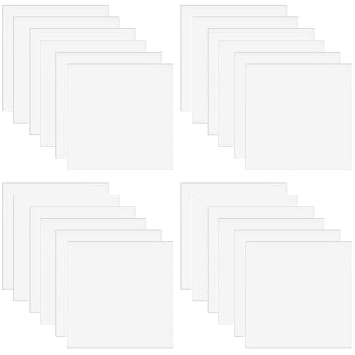 WAKADIS - Inflatable Patch Repair Kit, 50Pcs Waterproof TPU Air Mattress Patch Tape Heavy Duty Clear Repair Accessories for Inflatable Toys, Tent, Canvas, Canopy, Swimming Ring, Tube Air Bed (5 * 5cm)