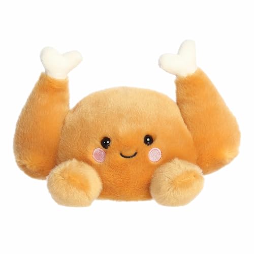 Aurora® Savory Palm Pals™ Wishbone Turkey™ Stuffed Animal - Fun Collectible Plush for Kids and Adult Collectors - Perfect for Harvest Decorations or Gifts - Brown 4.5 Inches