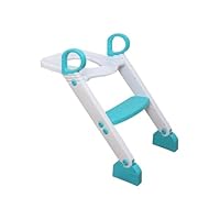 Dreambaby Step-Up Potty Training Toilet Topper - 2-Level Adjustable - Aqua-Model G6015, Aqua/White, 1 Count (Pack of 1)