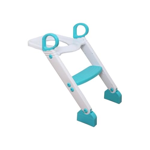 Image of Dreambaby Step-Up Potty Training Toilet Topper - 2-Level Adjustable - Aqua-Model G6015, Aqua/White, 1 Count (Pack of 1)