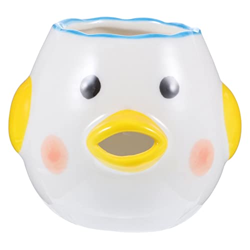 Garneck Egg Yolk Separator Separating for Separated White Yolk Remover Separator Tool Separation Separators Chicken Eggs Separator Egg Separator Egg Splitter Egg Yolk Splitter Ceramics