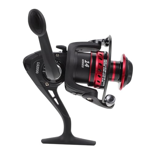 UKCOCO 折りたたみ式アルミ製ポータブルフィッシングリール 軽量コンパクト設計 人間工学ハンドル付き 船釣り 磯釣り対応実用ツール