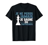 Le vêtement de jeu d'échecs pour tous les joueur d'échecs qui veulent gagner le prochain tournoi sportif d'échecs par Échec et mat. C'est un cadeau amusant pour les hommes qui aiment les échecs.