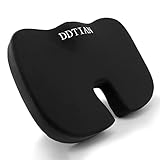 Seat Cushion for Office Chair ,Black Car Seat Cushion for Back Coccyx Tailbone Pain Relief, Memory...