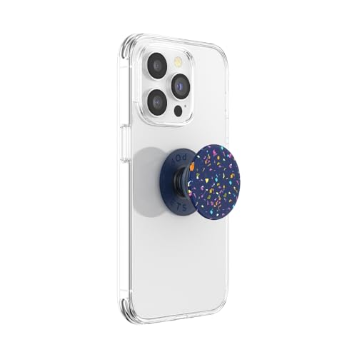 Image of PopSockets Adhesive Phone Grip, Holder, Phone Stand, Navy Blue - Circus Regrind French Navy