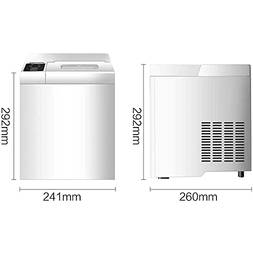 Máquina compacta portátil para fabricar hielo con cazo y canasta miniatura 2