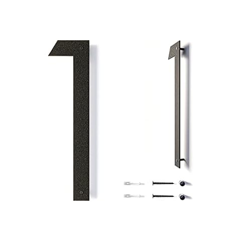 REINCARVATION 12 Inch Modern Floating House Numbers Cover