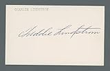 Freddie Lindstrom HOFer Vintage Signed Index Card with B&E Hologram - MLB Cut Signatures