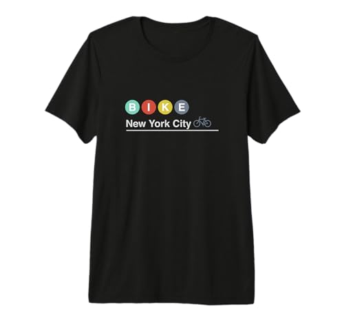 Bike New York City Subway T-Shirt Premium Tri-blend T-Shirt