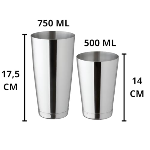 Kit Caipirinha Coqueteleira Boston 2 Copos Barman Drinks Coquetel