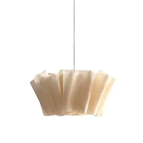 HXYSXHJUO Modern Fabric Drum Pendant Light Creative Chandelier Ceiling Lighting Fixture LED Hanging Flush Mount Lamp for Living Room Bedroom Dining Swag Lamps(80cm)