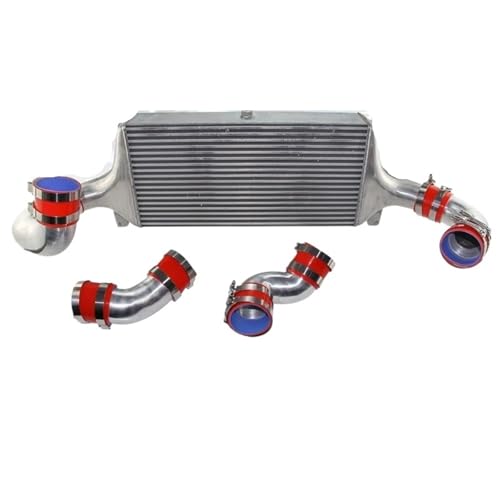 �ԗp�C���^�[�N�[���[ �ɓK������ �X�J�C���C�� R33 R34 GTR RB26DETT FMIC �t�����g�}�E���g�C���^�[�N�[���[ + �p�C�v�L�b�g�ɓK��(Red)