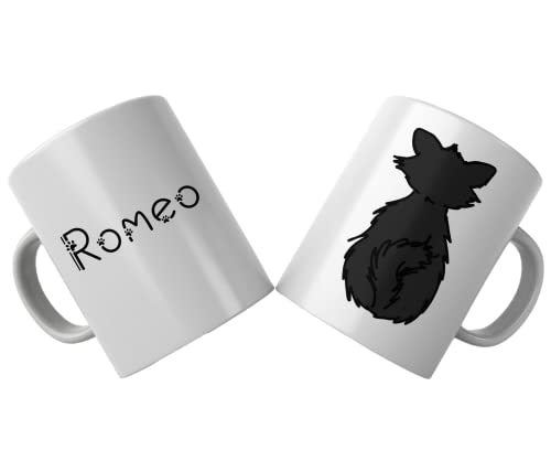 Tazza mug personalizzata con gatti gattini micetti razze varie con nome o frase idea regalo natale amanti degli animali gattofili mici