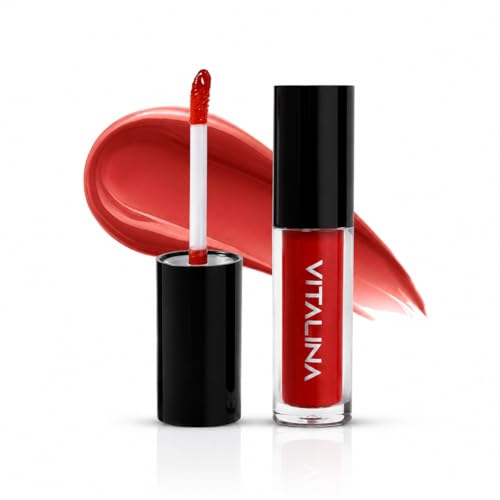 Image of Vit & Chic Lush Glow Lip Gloss - Raspberry | High Shine Hydrating Lip Gloss | Lightweight Non-Sticky Formula | Smooth Glossy Finish | Long-Lasting Everyday Wear