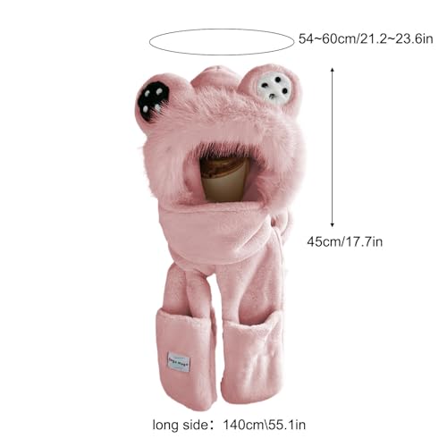 Écharpe à capuche chaude finitions soignées protection hiver