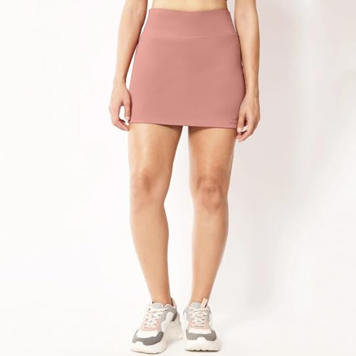 Image of FRAULEIN Skorts /Skirts with Attached Inner Shorts for Women & Girls Solid High Waist Mini Sports Skirts Tennis Running Workout Gym and Casual Skorts