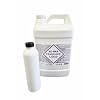 EMA Monomer Nail Liquid Quick Dry Non-Yellow Fast Set 1 Gallon 128 Fl. Oz. with FREE REFILL Bottle, Low Smell, Purple Color, Seal Plastic Bottle for Nail Art Creation