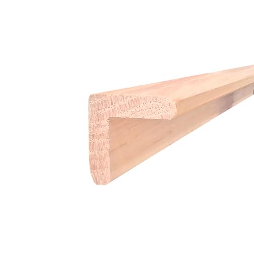 Image of 1x1 Outside Corner Trim Moulding, Real Hardwood, The Millwork Outlet (Red Oak, 94 inch)