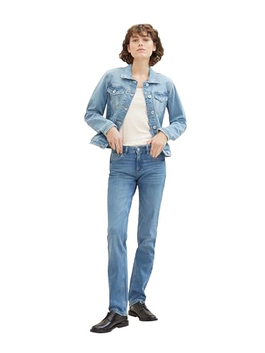 TOM TAILOR Damen Basic Jeansjacke, 10142 - Light Stone Blue Denim, M – Ansicht 4
