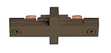 Juno Lighting Juno R23 BZ Miniature Straight Connector in Bronze