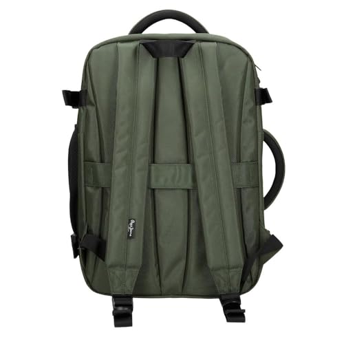 Pepe Jeans Unisex. 7062842 Mochila Para Computador Bromley 24 Verde (Osfa), Casual, PoliéSter - 3
