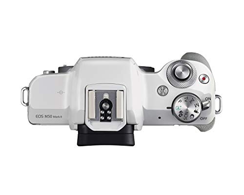 Image of Canon EOS M50 Mark II + EF-M 15-45mm is STM Kit White, Optical Zoom