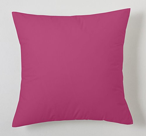 ESTELA - Funda de cojín Combi Lisos Color Fucsia - Medidas 40x40...