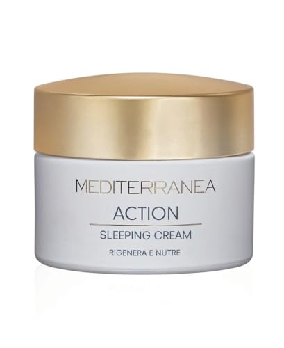 MEDITERRANEA COSMETICS Crema Notte Viso Nutriente Anti Fatica con Pueraria, Lievito Idrolizzato e Vitamina C per una Pelle Riposata e Luminosa – 50 ml