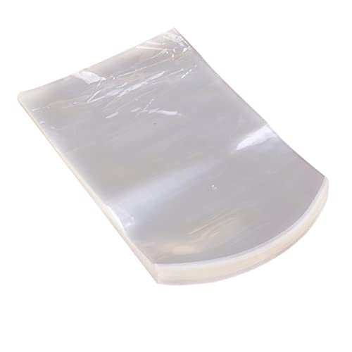 HAWILLOSCH 100piezas Bolsas Termorretráctiles De Pvc Diseño Arqueado Para Productos Irregulares Película Transparente Para Jabones Velas y Envases Almacenamiento y Frescura Prolongada