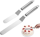 Bruislard 2 Stück Winkelpalette Tortenspachtel, Edelstahl Winkelpalette...