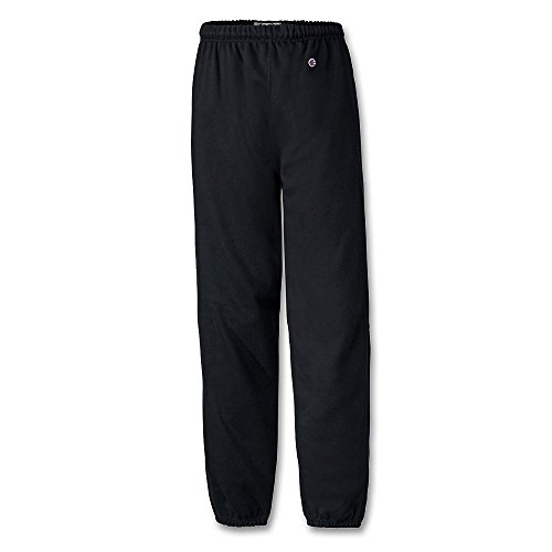 Champion Mens Reverse Weave Closed-Bottom Sweatpants (P049) -BLACK -L