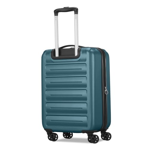 Image of American Tourister Westridge Luggage Set - 3 Piece Set - 20 inch Carry-On, 24 inch & 28 inch Checked Luggage with 360 Spinner Wheels - Expandable Suitcases for Extended Travel - Includes 3 Packing Cubes - Teal