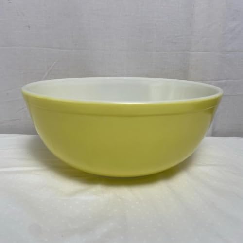 Yellow Vintage Mixing Bowl #404 Made in USA