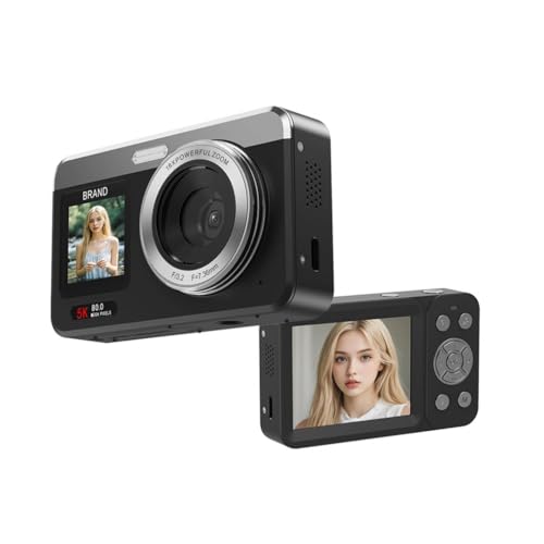 80MP Digital Camera Fast Response Shutter Lightweight Design 750mAh Powerful