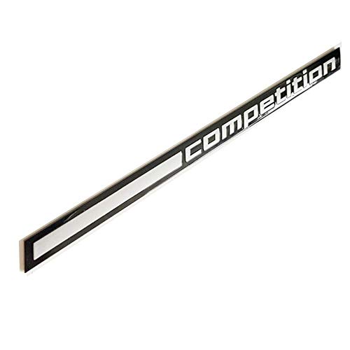 Image of Glossy Black COMPETITION Bar Underlined Emblem for BMW SUV Thunder Edition M1 M2 M3 M4 M5 M6 M7 M8 X3M X4M X5M X6M Car Trunk Sticker