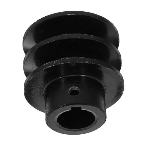 Alipis Gas Engine Double Groove V-belt Pulley Water Pump Replacement Pulley Wheel Precision Machined Wide Application Easy to Install