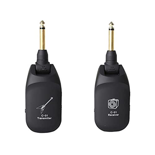 RIWPKFH Récepteur/émetteur sans fil pour guitare électrique, rechargeable