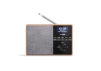 Philips R5505/10 Radio Mit Bluetooth (Holzgehäuse, DAB+/UKW-Radio, 3-Breitband-Lautsprechertreiber, Küchentimer, Küchenradio, Stromnetz Oder Batteriebetrieben)