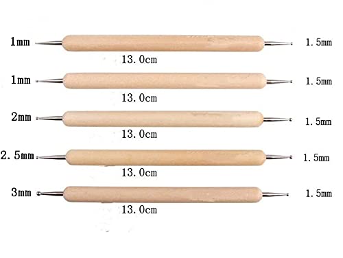 Image secondaire de Kit d'Outils de Modelage en Argile Polymère - 9 Pièces pour Sculpture et Gravure